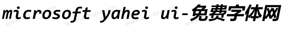 microsoft yahei ui字体转换